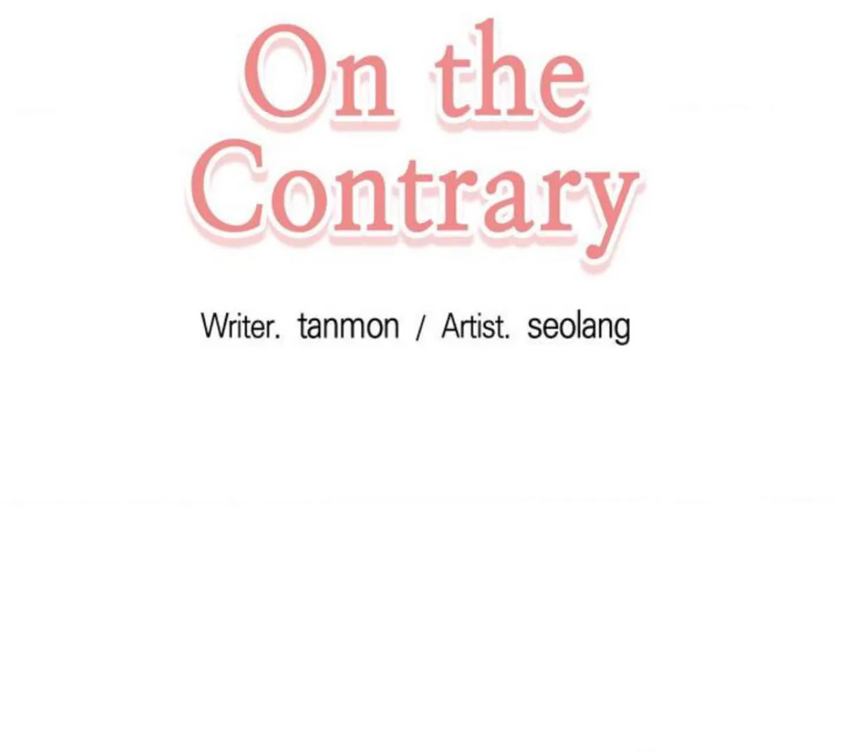 On the Contrary Chapter 1 page 18 - 