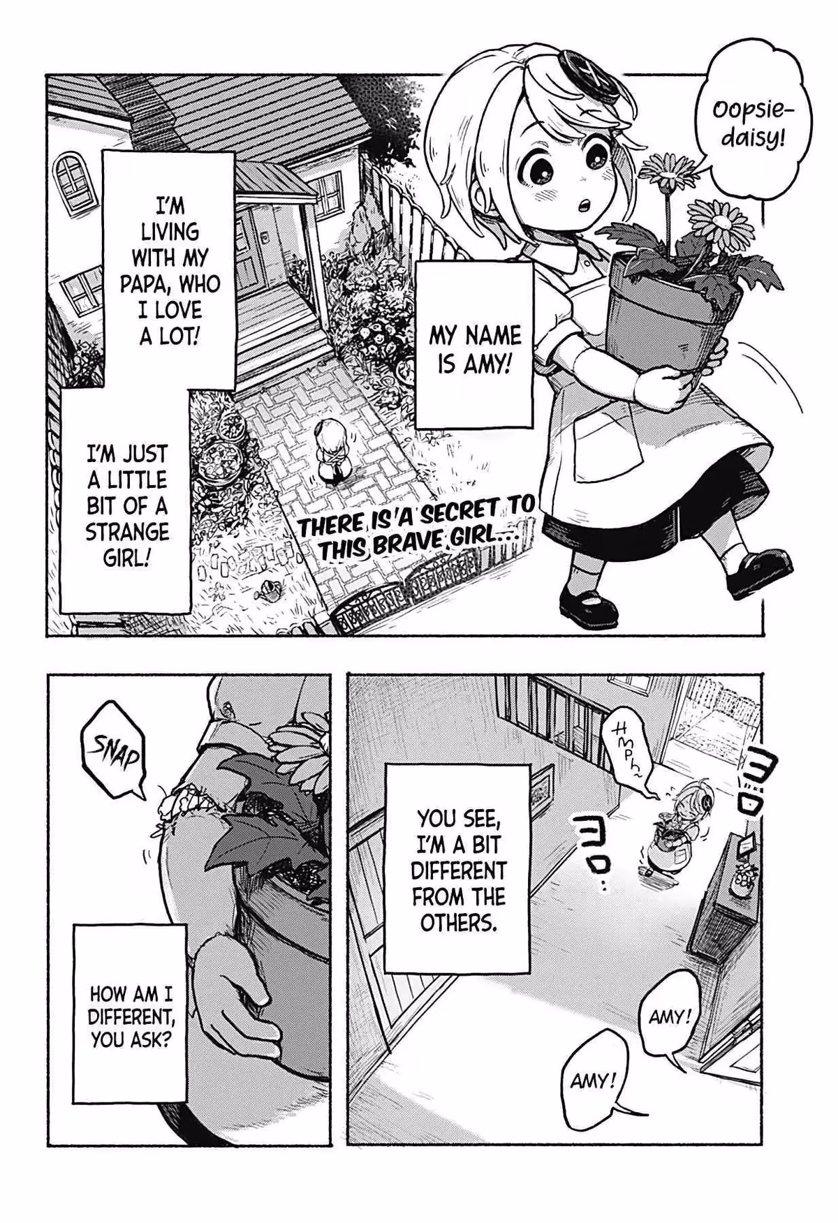One-Armed Amy Chapter 1 page 2 - 