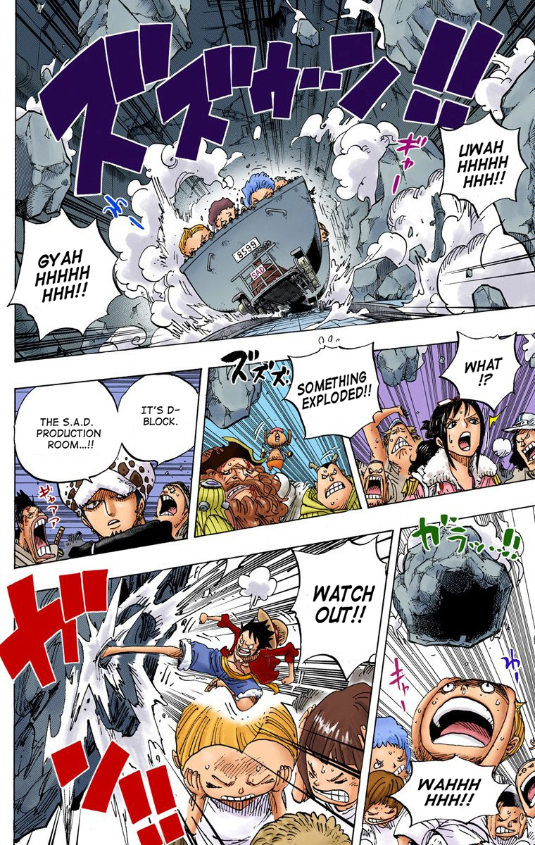 One Piece (Official Colored) Chapter 694 page 9 - 