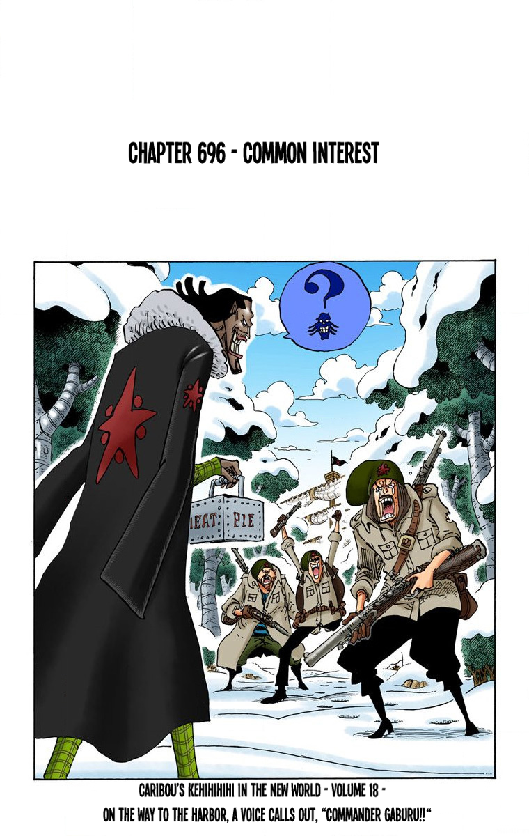 One Piece (Official Colored) Chapter 696 page 2 - 