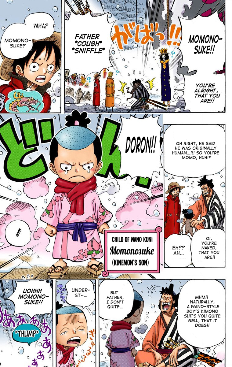 One Piece (Official Colored) Chapter 696 page 8 - 