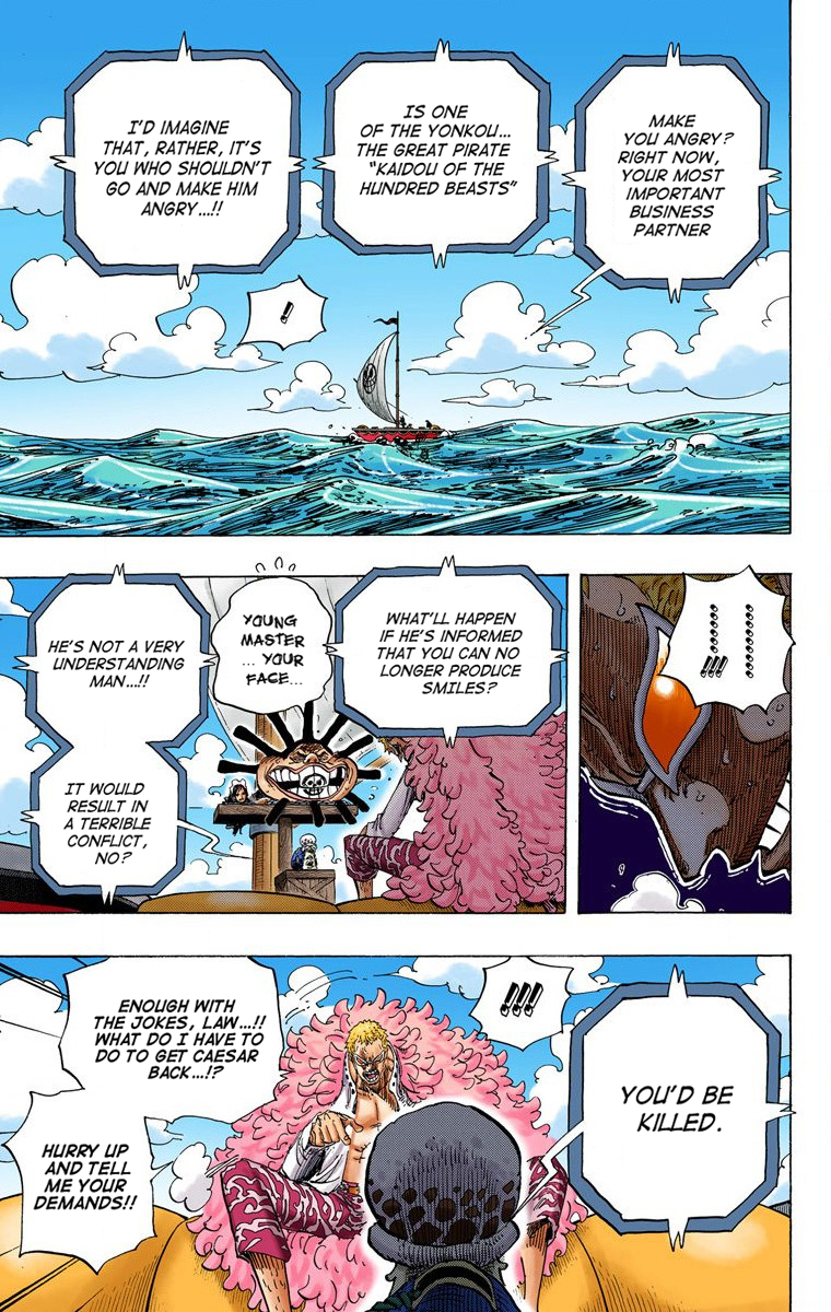 One Piece (Official Colored) Chapter 697 page 18 - 