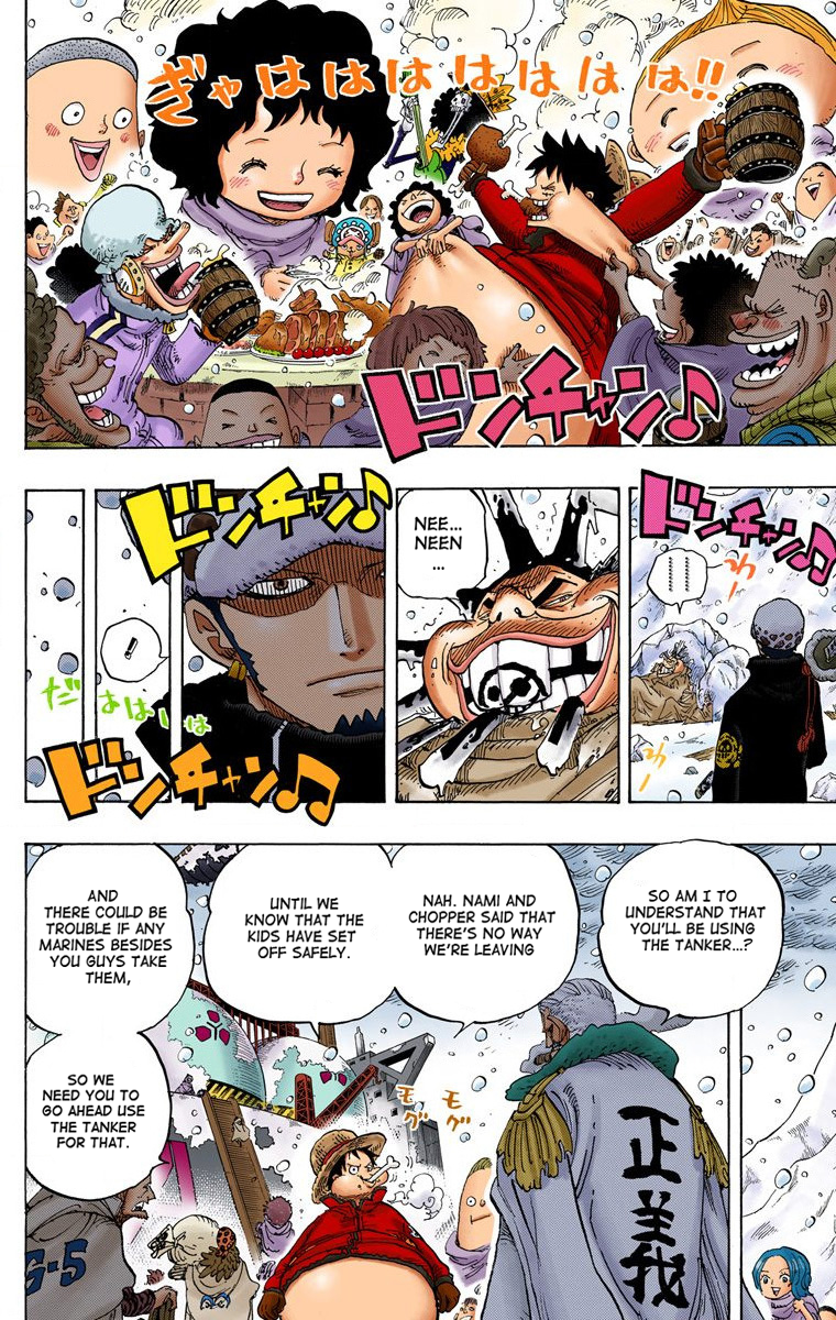 One Piece (Official Colored) Chapter 697 page 5 - 
