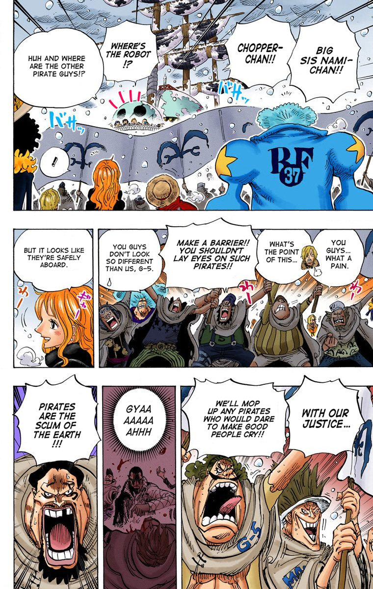 One Piece (Official Colored) Chapter 697 page 7 - 