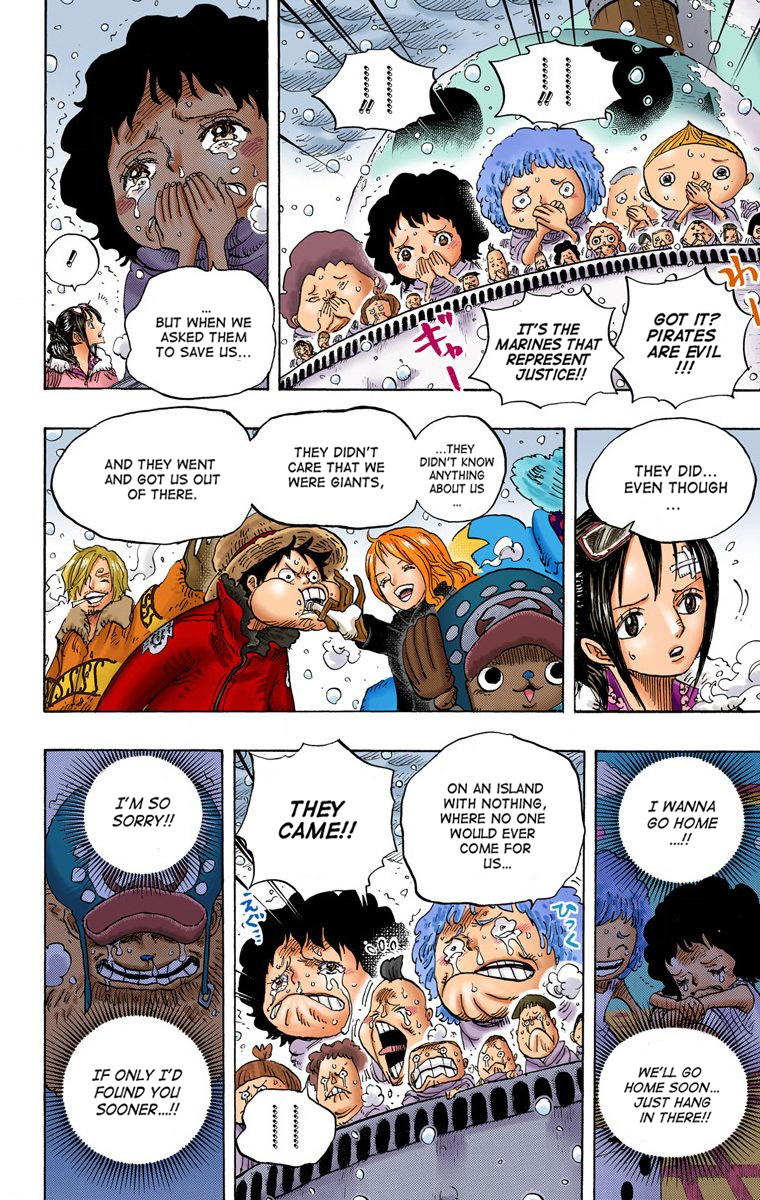 One Piece (Official Colored) Chapter 697 page 9 - 