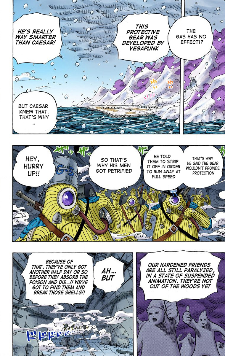One Piece (Official Colored) Chapter 698 page 3 - 