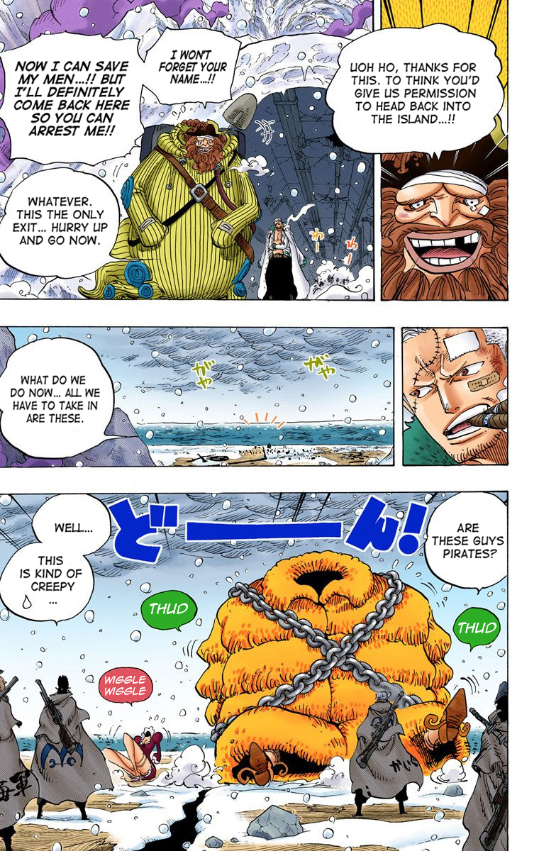One Piece (Official Colored) Chapter 698 page 4 - 