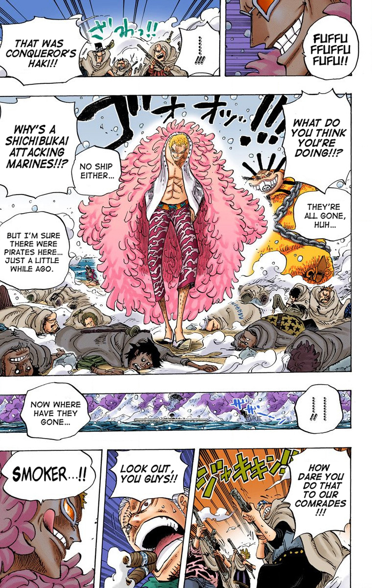 One Piece (Official Colored) Chapter 698 page 8 - 