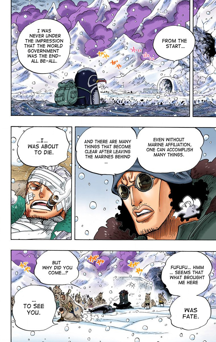 One Piece (Official Colored) Chapter 699 page 8 - 