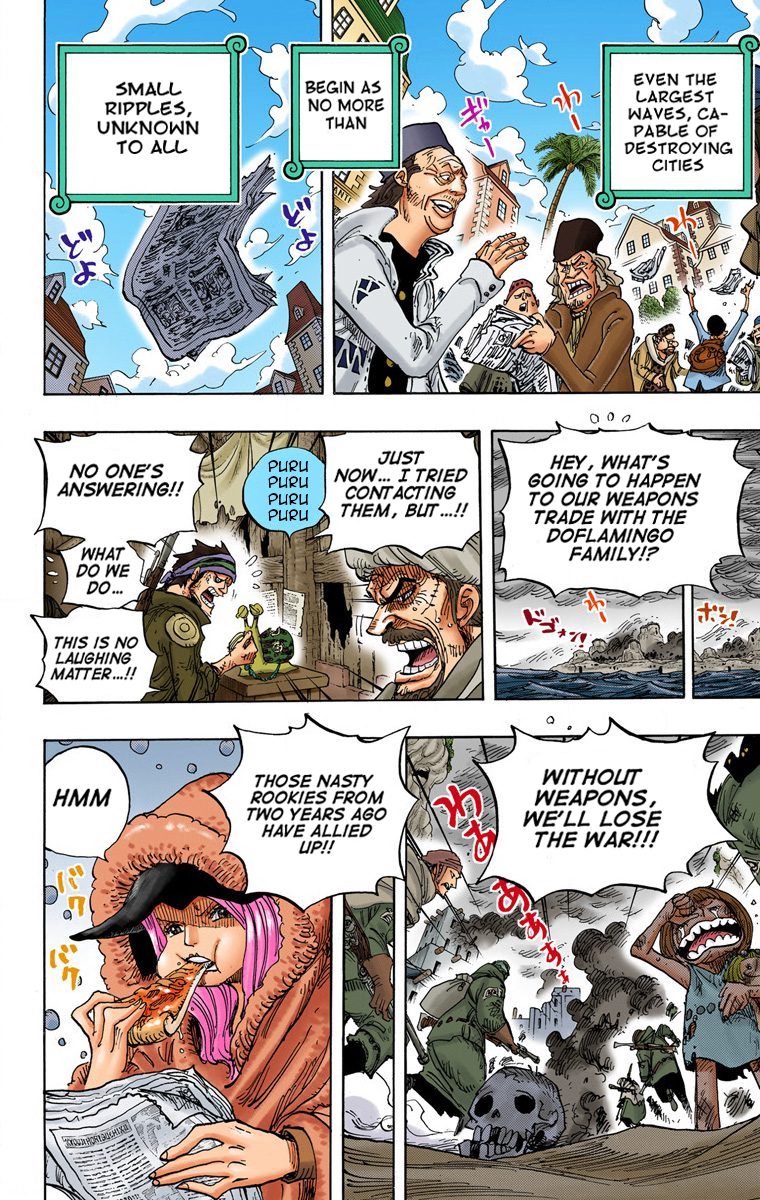 One Piece (Official Colored) Chapter 700 page 3 - 