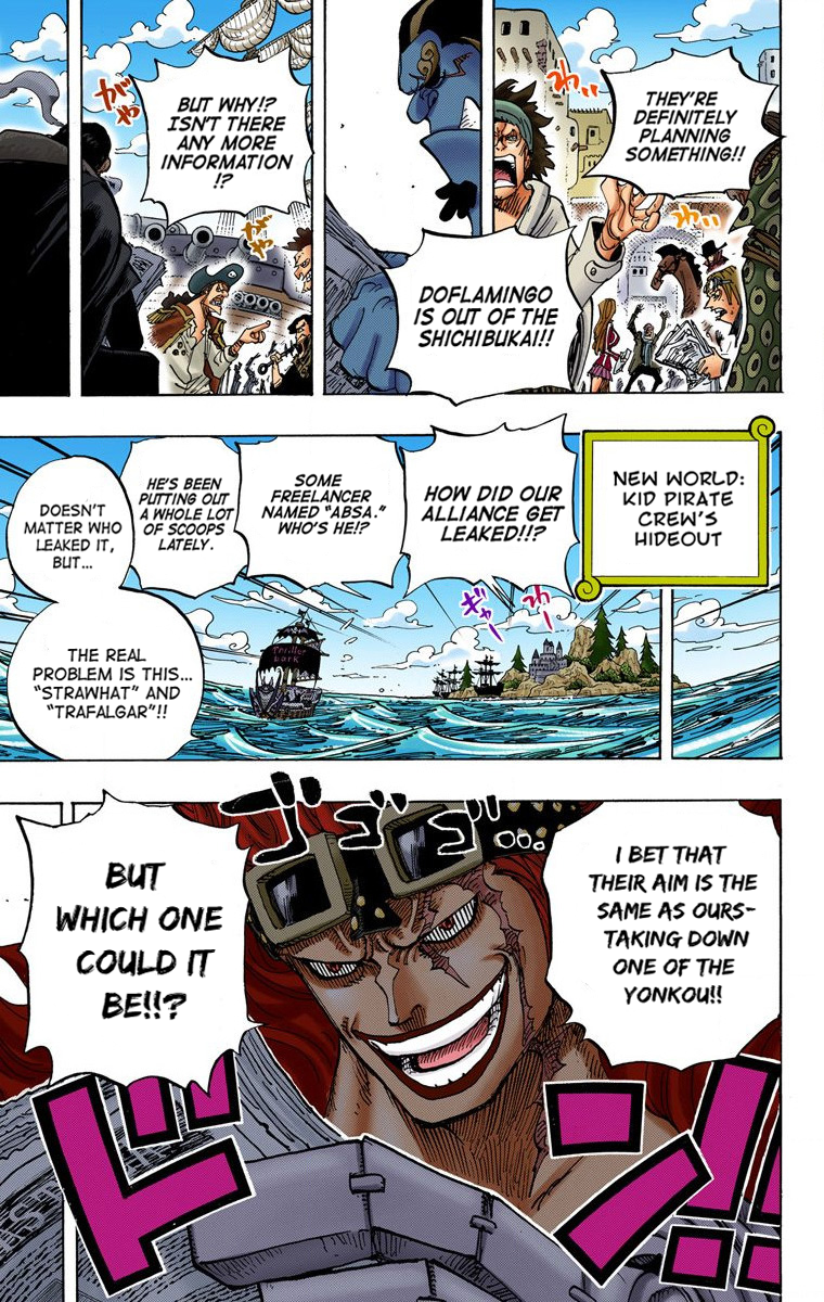 One Piece (Official Colored) Chapter 700 page 4 - 