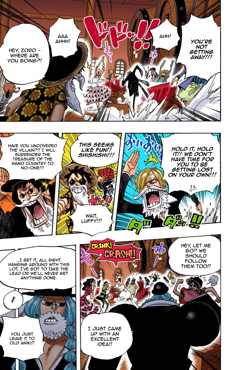 One Piece (Official Colored) Chapter 702 page 8 - 
