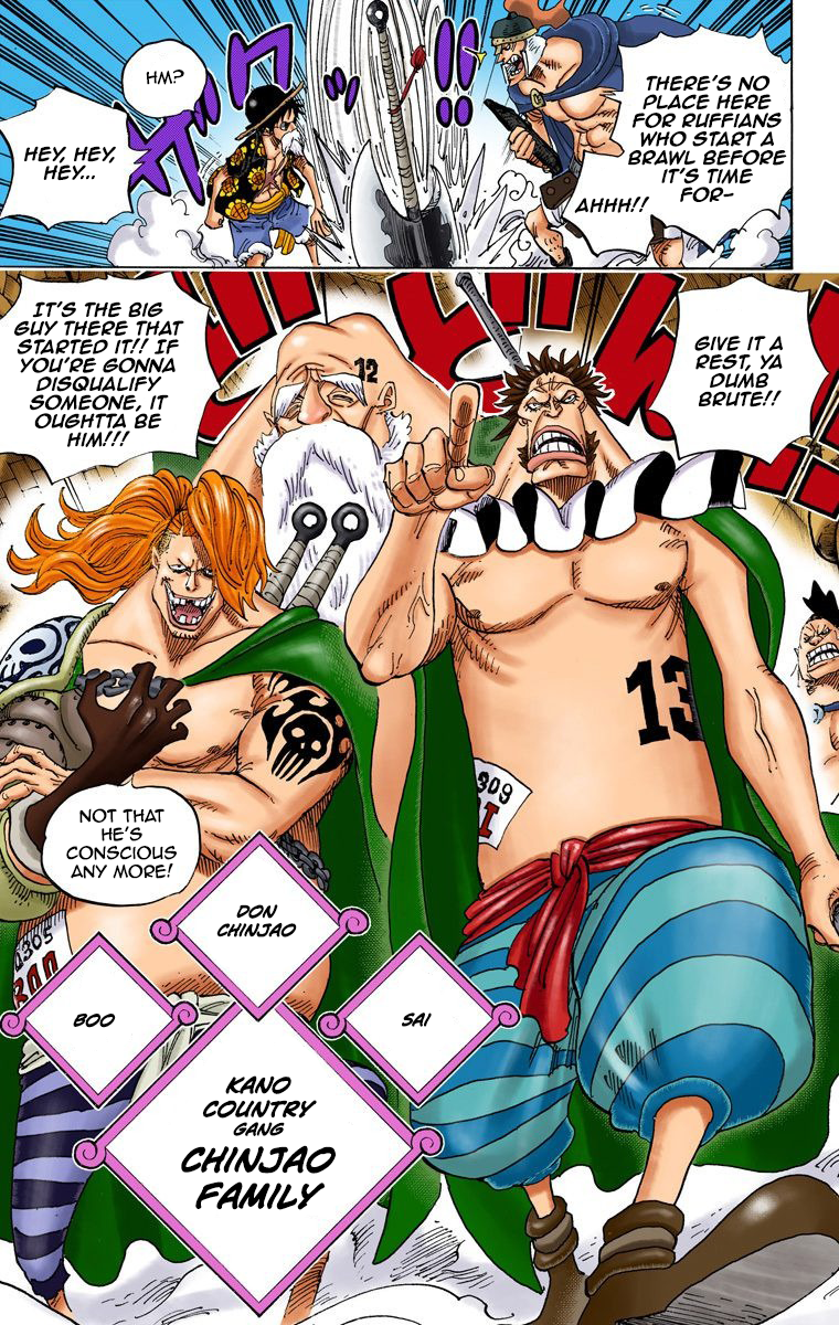 One Piece (Official Colored) Chapter 704 page 4 - 