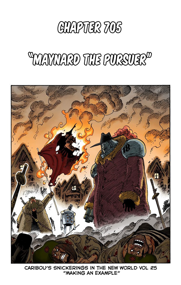 One Piece (Official Colored) Chapter 705 page 2 - 