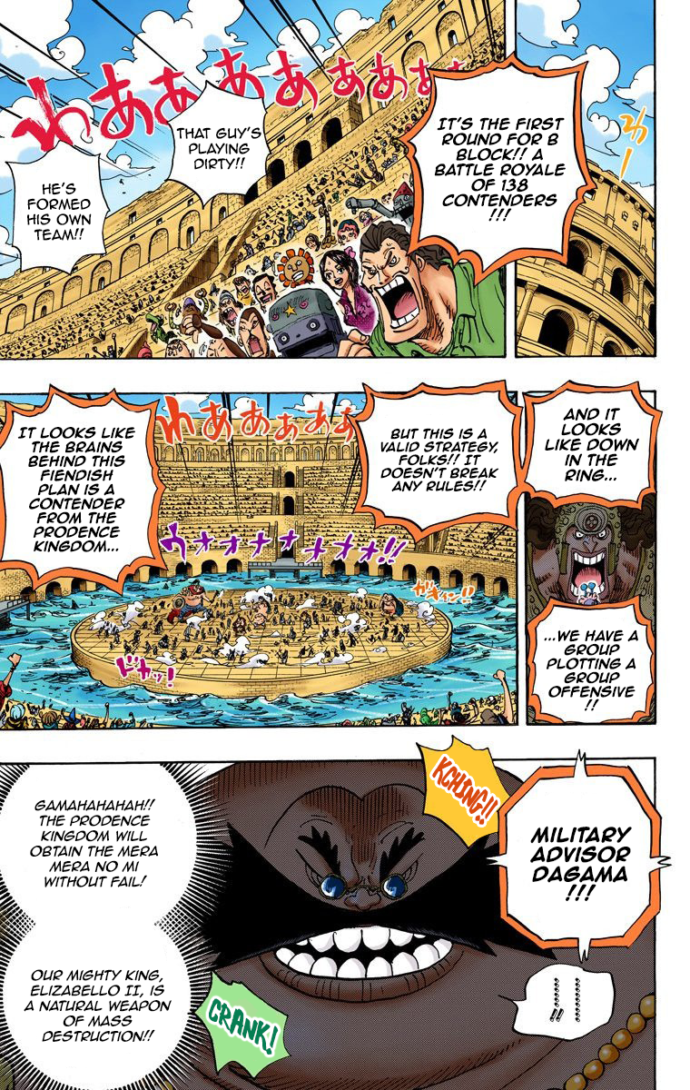 One Piece (Official Colored) Chapter 707 page 4 - 