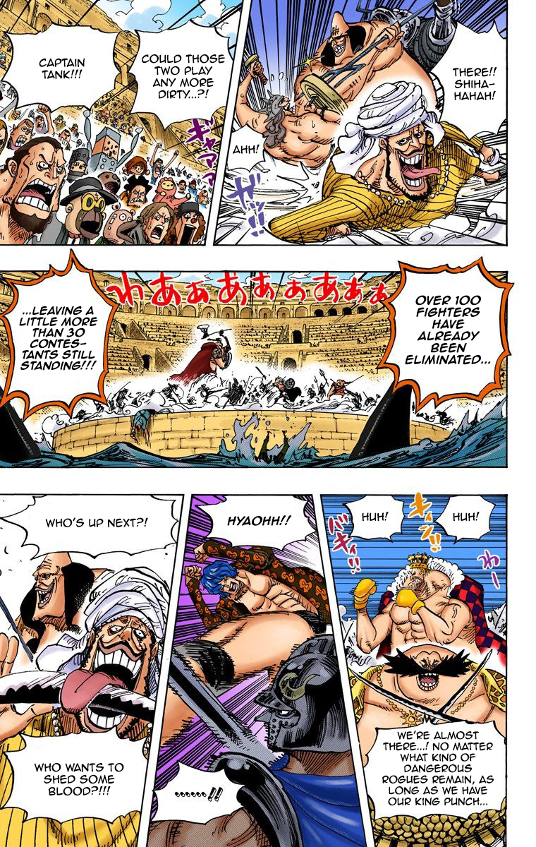 One Piece (Official Colored) Chapter 708 page 12 - 