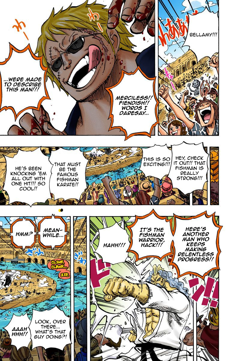 One Piece (Official Colored) Chapter 708 page 14 - 