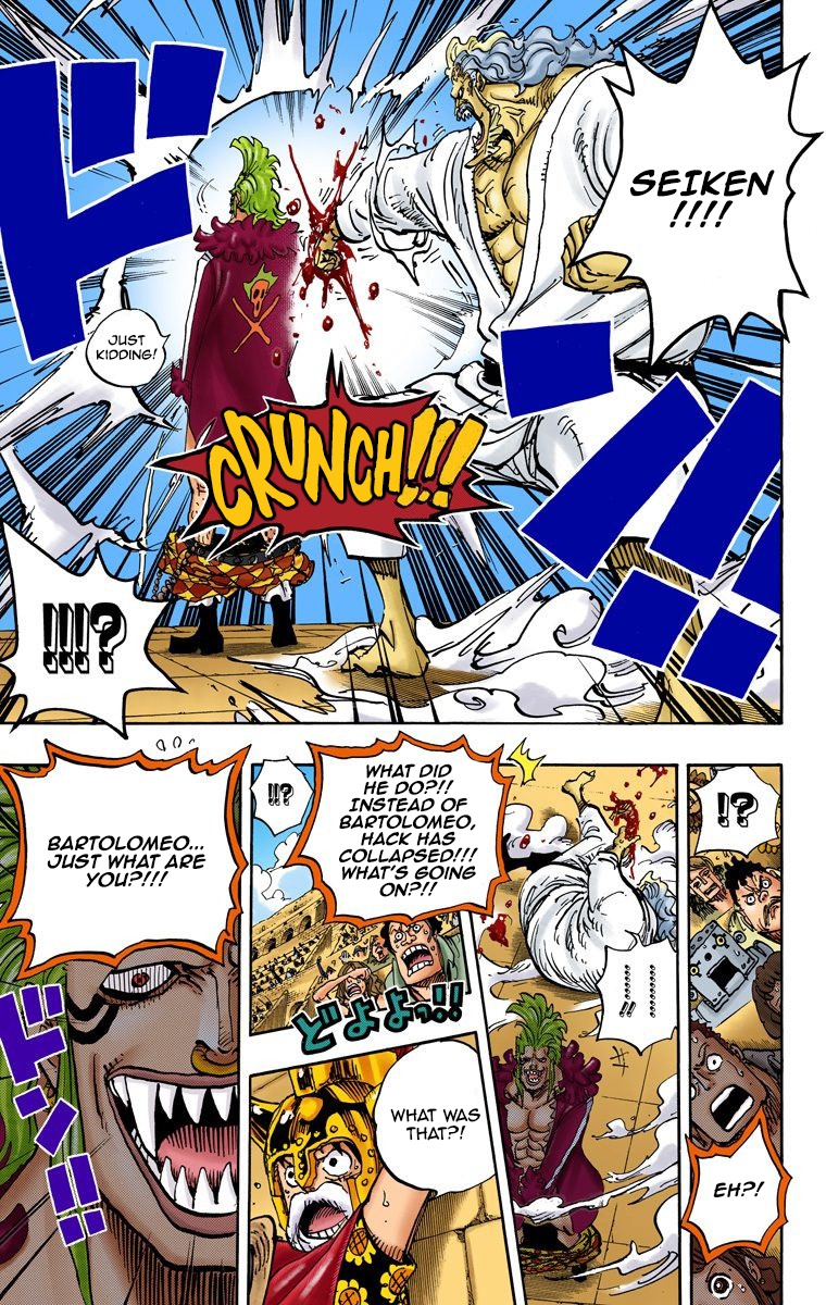 One Piece (Official Colored) Chapter 708 page 16 - 