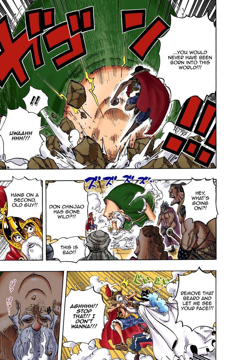 One Piece (Official Colored) Chapter 708 page 4 - 