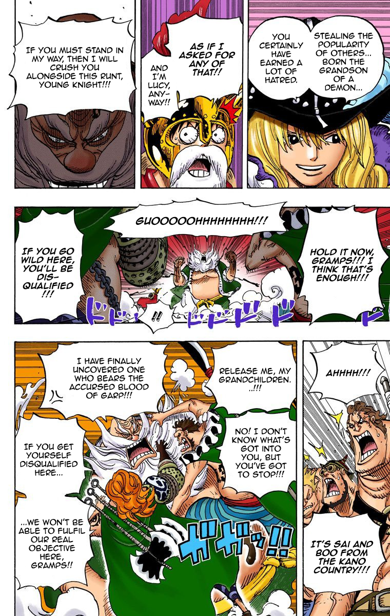 One Piece (Official Colored) Chapter 708 page 9 - 