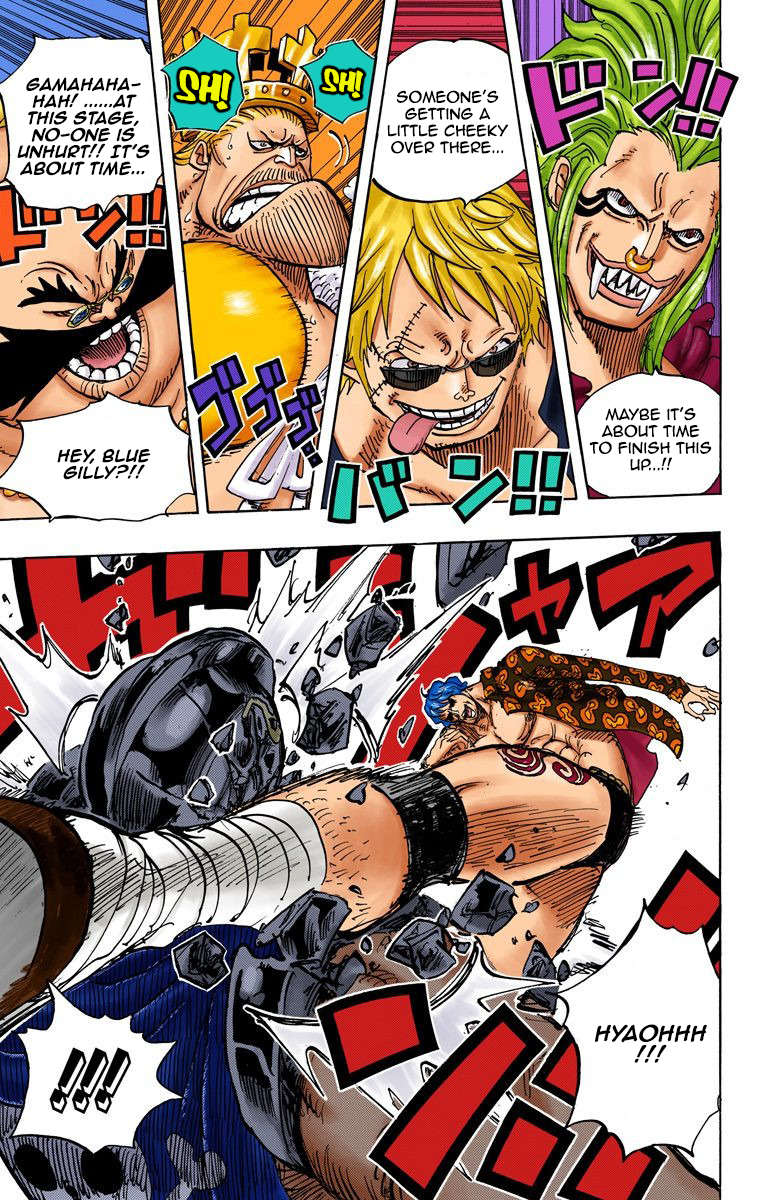 One Piece (Official Colored) Chapter 709 page 4 - 