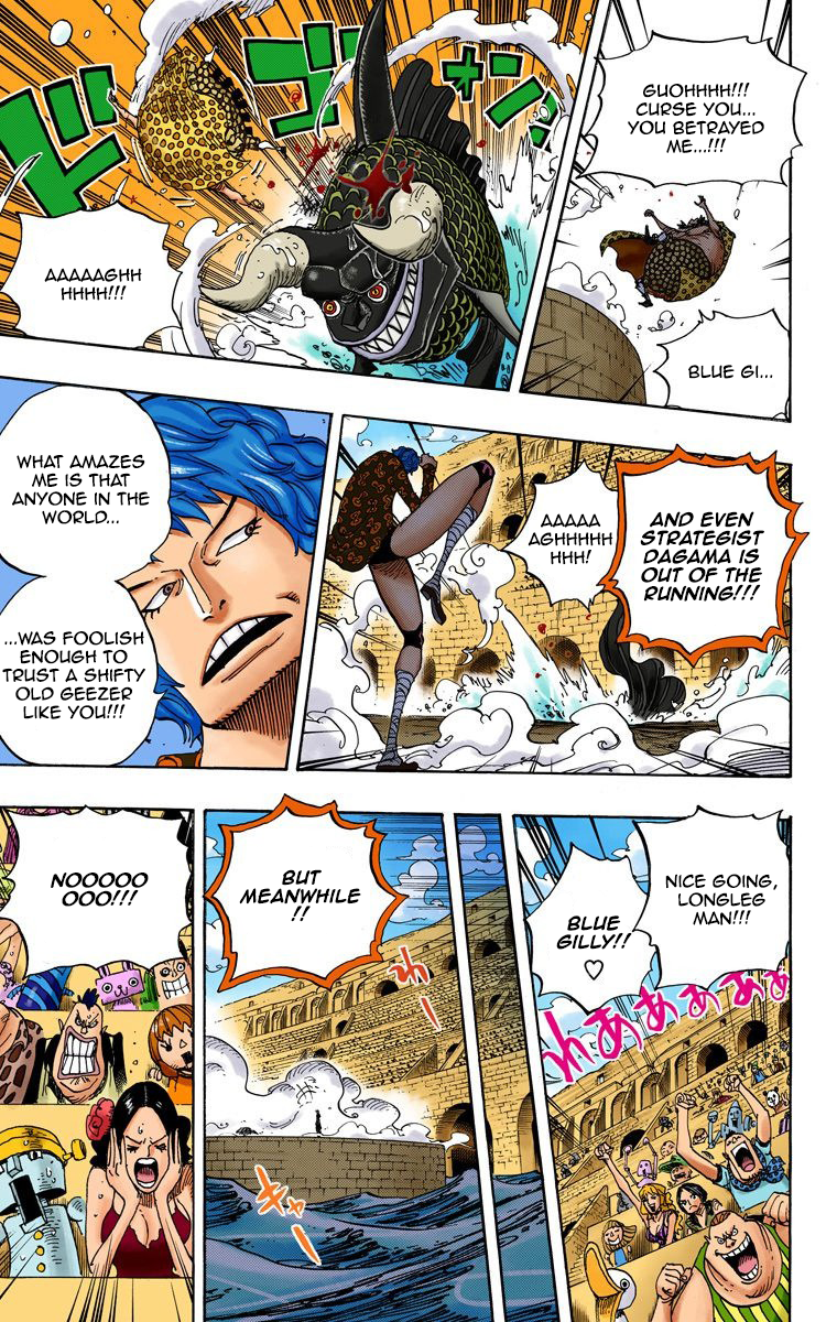 One Piece (Official Colored) Chapter 709 page 8 - 