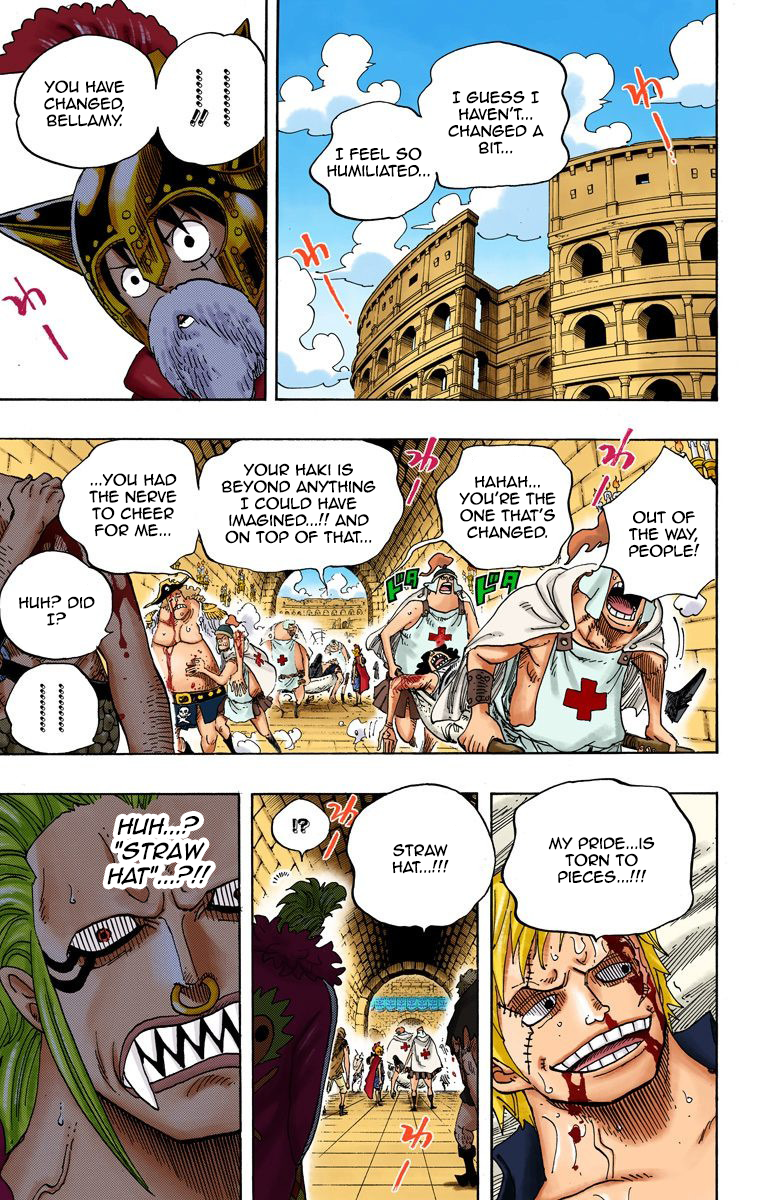 One Piece (Official Colored) Chapter 710 page 4 - 