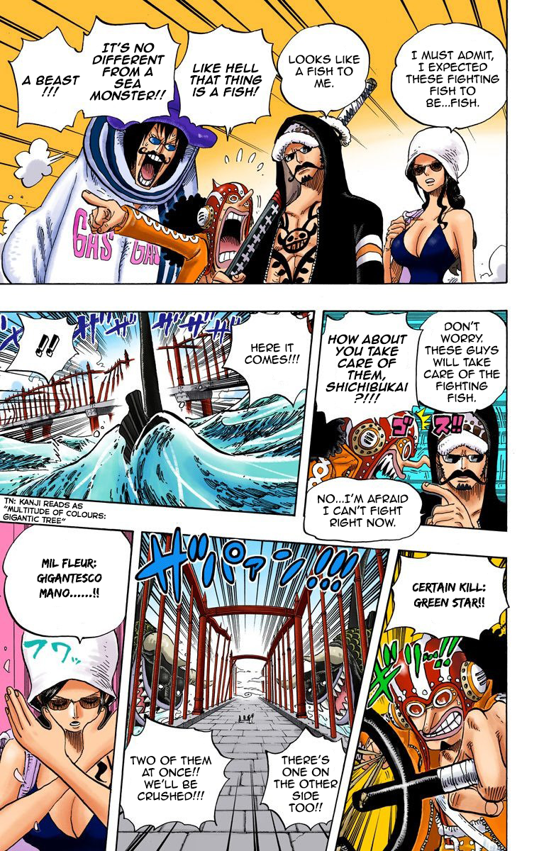 One Piece (Official Colored) Chapter 710 page 6 - 