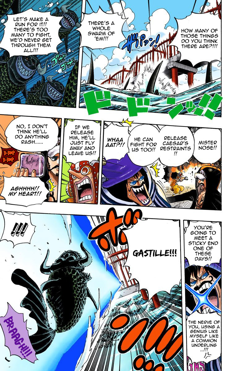 One Piece (Official Colored) Chapter 710 page 8 - 