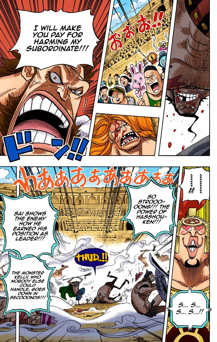 One Piece (Official Colored) Chapter 716 page 8 - 