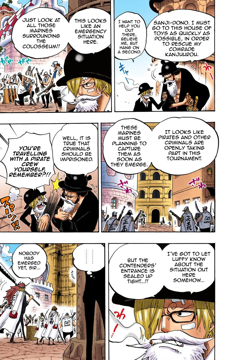One Piece (Official Colored) Chapter 717 page 8 - 