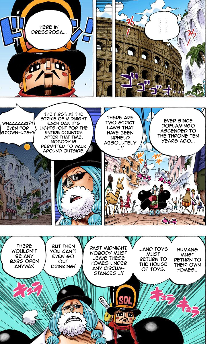 One Piece (Official Colored) Chapter 717 page 10 - 