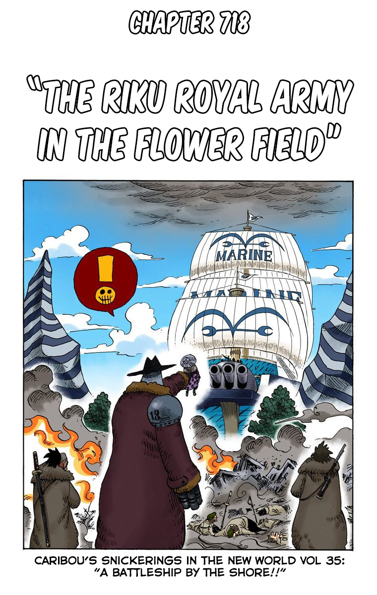 One Piece (Official Colored) Chapter 718 page 2 - 