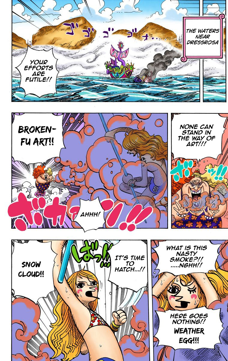 One Piece (Official Colored) Chapter 718 page 11 - 