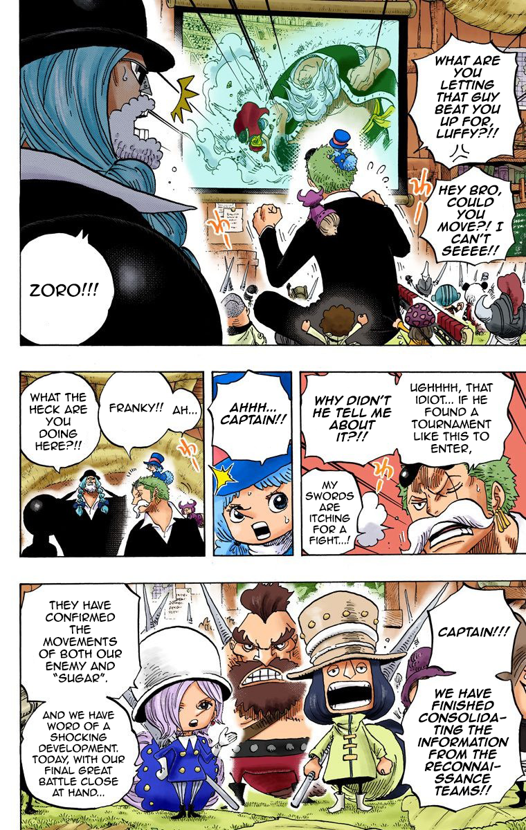 One Piece (Official Colored) Chapter 718 page 9 - 