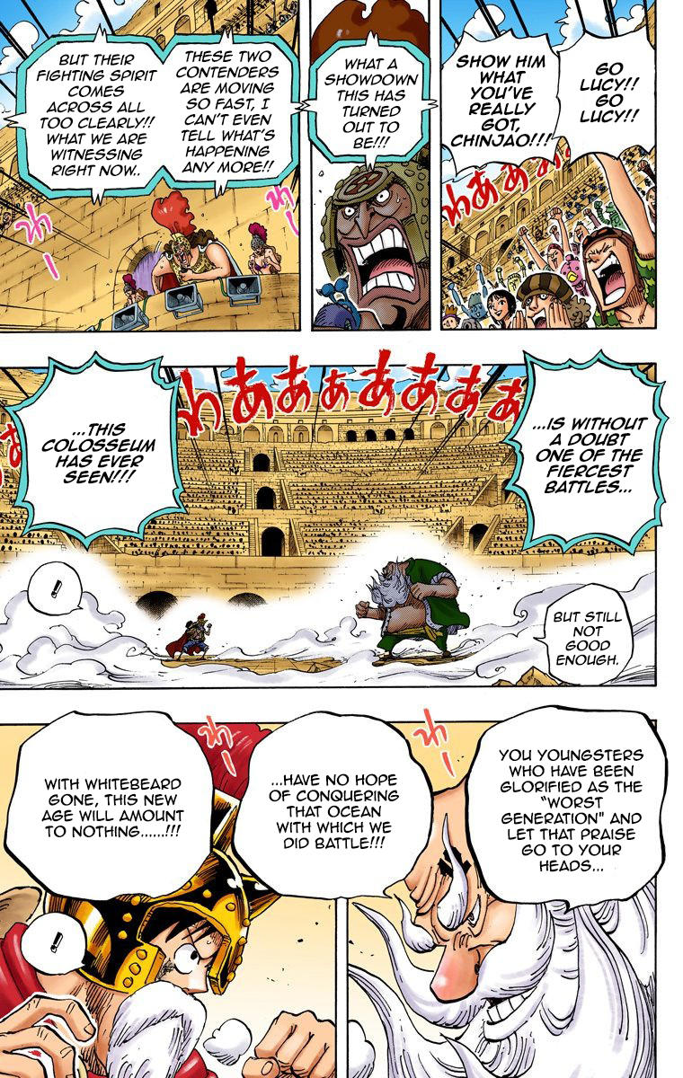 One Piece (Official Colored) Chapter 719 page 4 - 