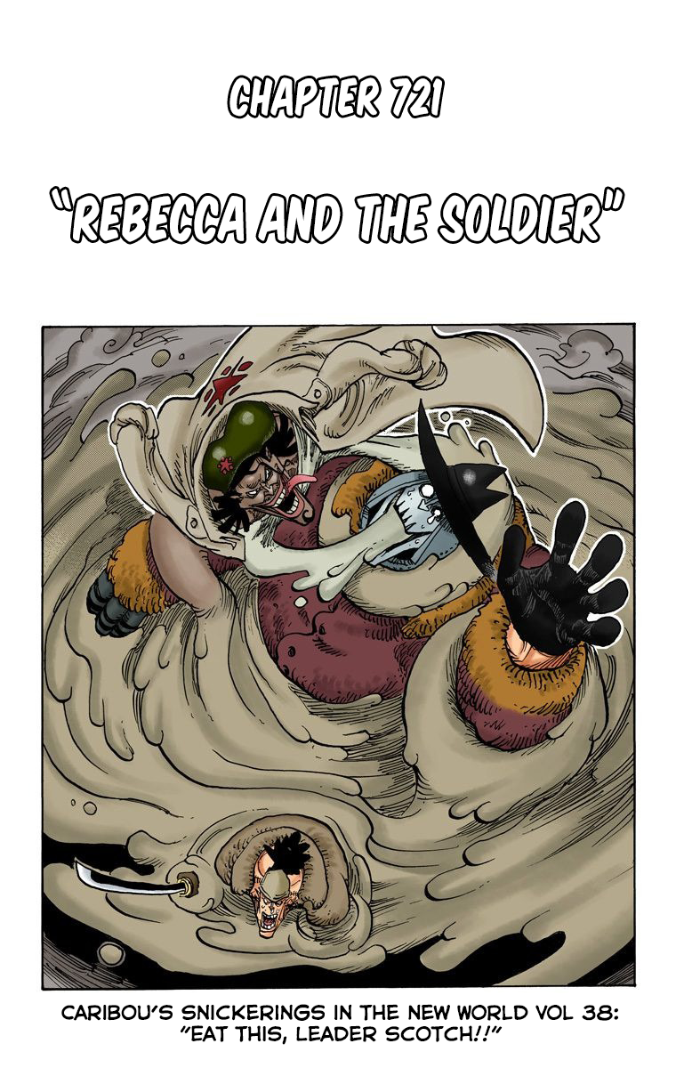 One Piece (Official Colored) Chapter 721 page 2 - 