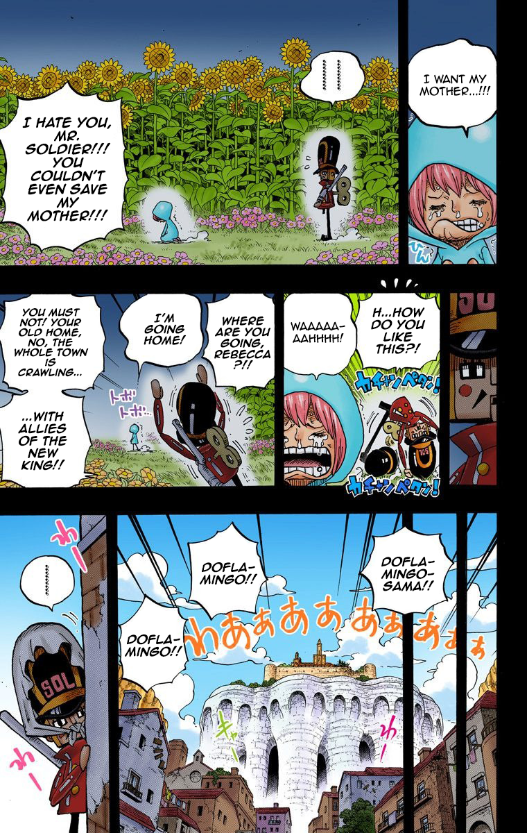 One Piece (Official Colored) Chapter 721 page 12 - 