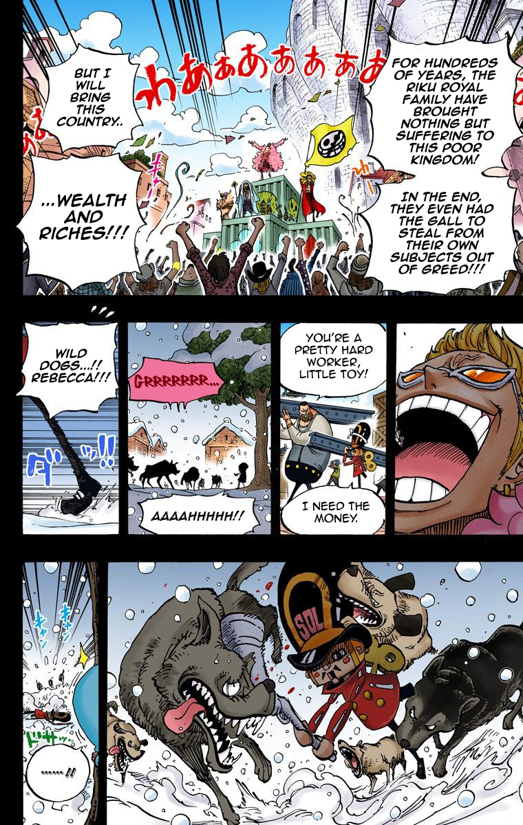 One Piece (Official Colored) Chapter 721 page 13 - 