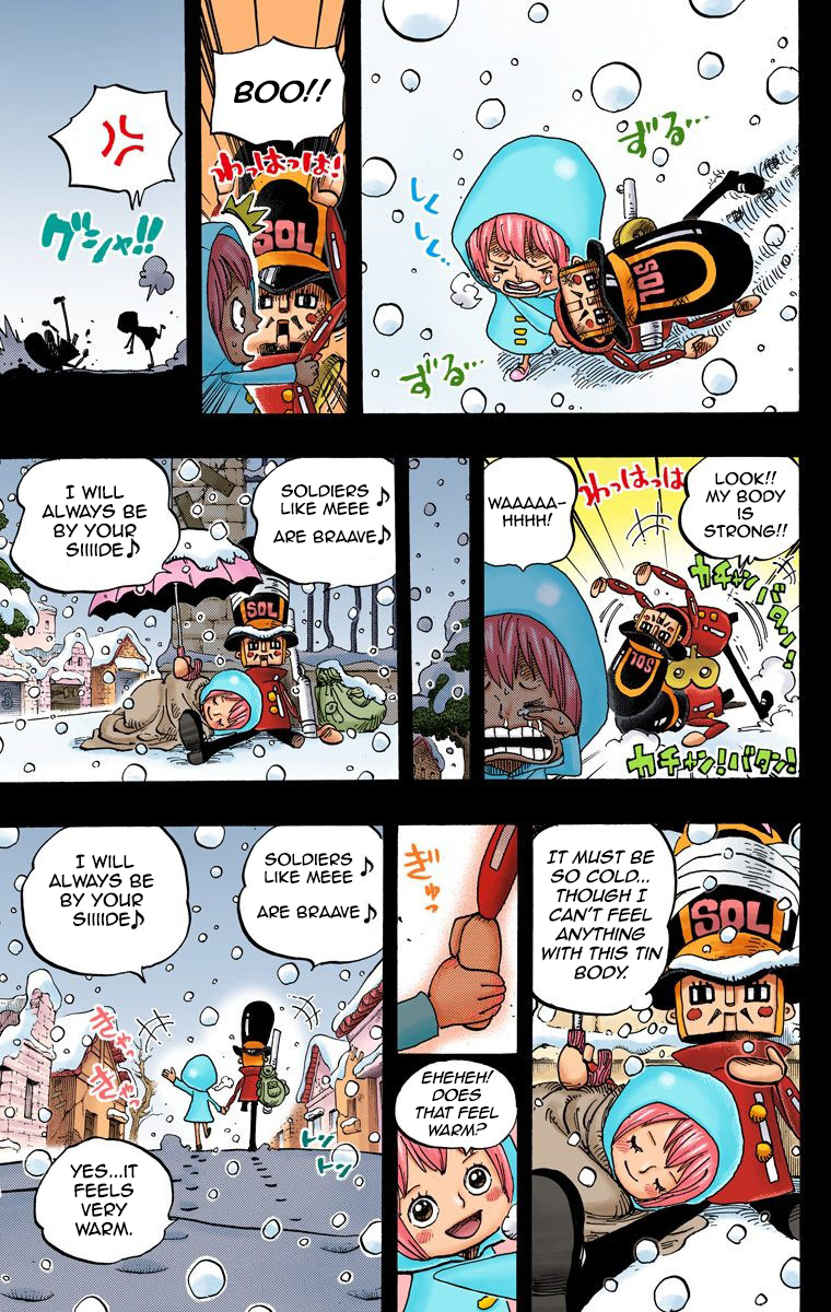 One Piece (Official Colored) Chapter 721 page 14 - 