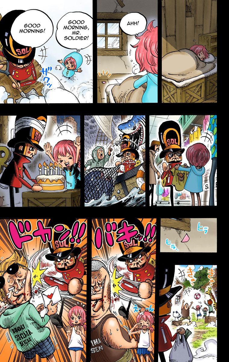 One Piece (Official Colored) Chapter 721 page 16 - 