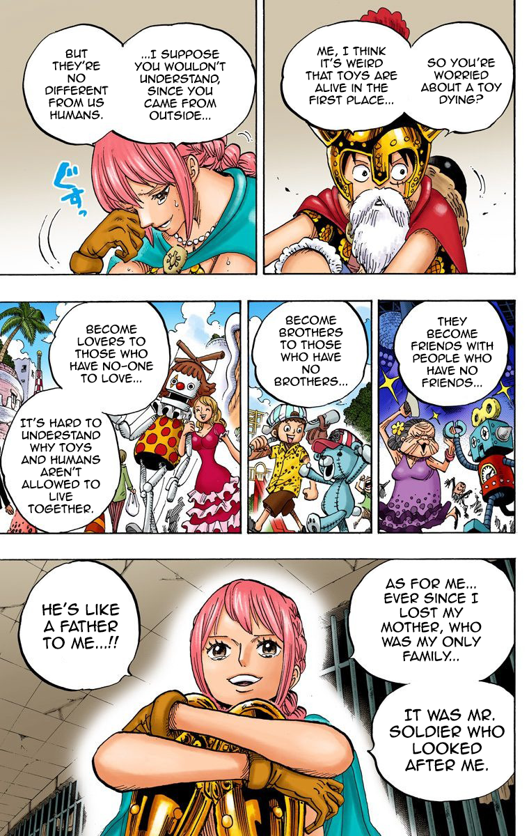 One Piece (Official Colored) Chapter 721 page 4 - 
