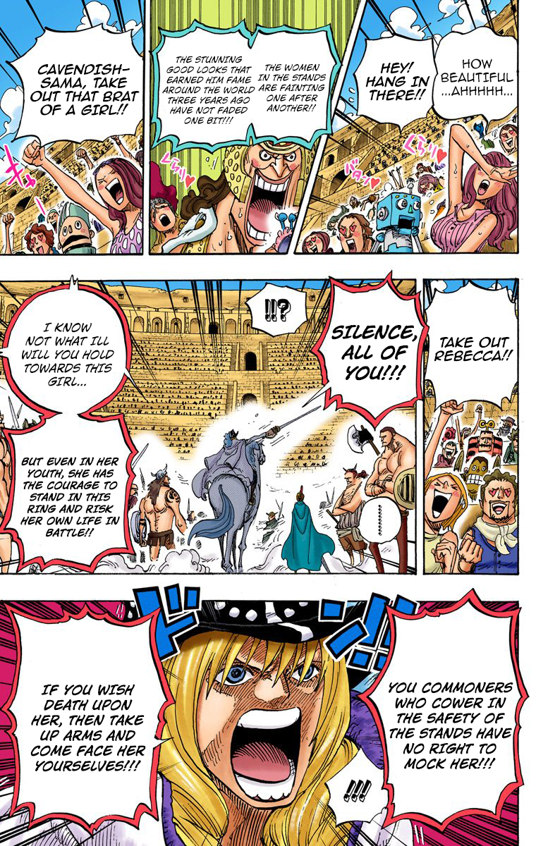 One Piece (Official Colored) Chapter 722 page 11 - 