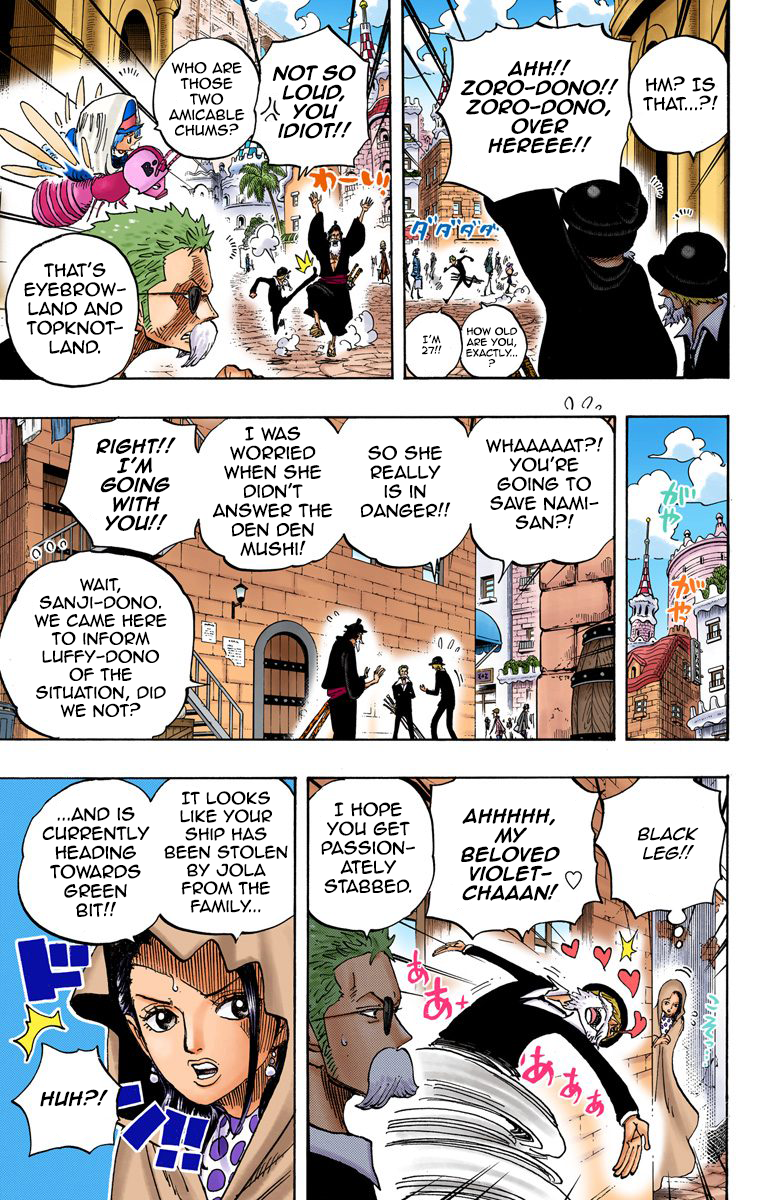 One Piece (Official Colored) Chapter 722 page 18 - 