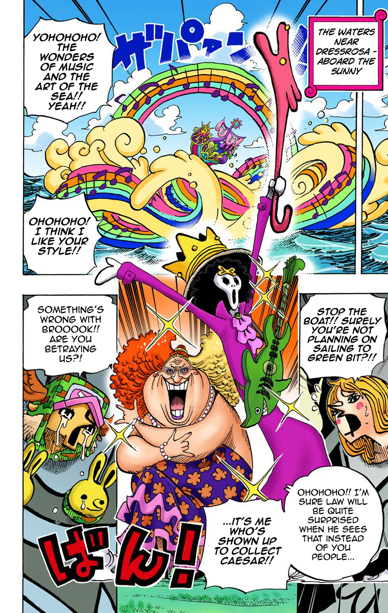 One Piece (Official Colored) Chapter 722 page 19 - 