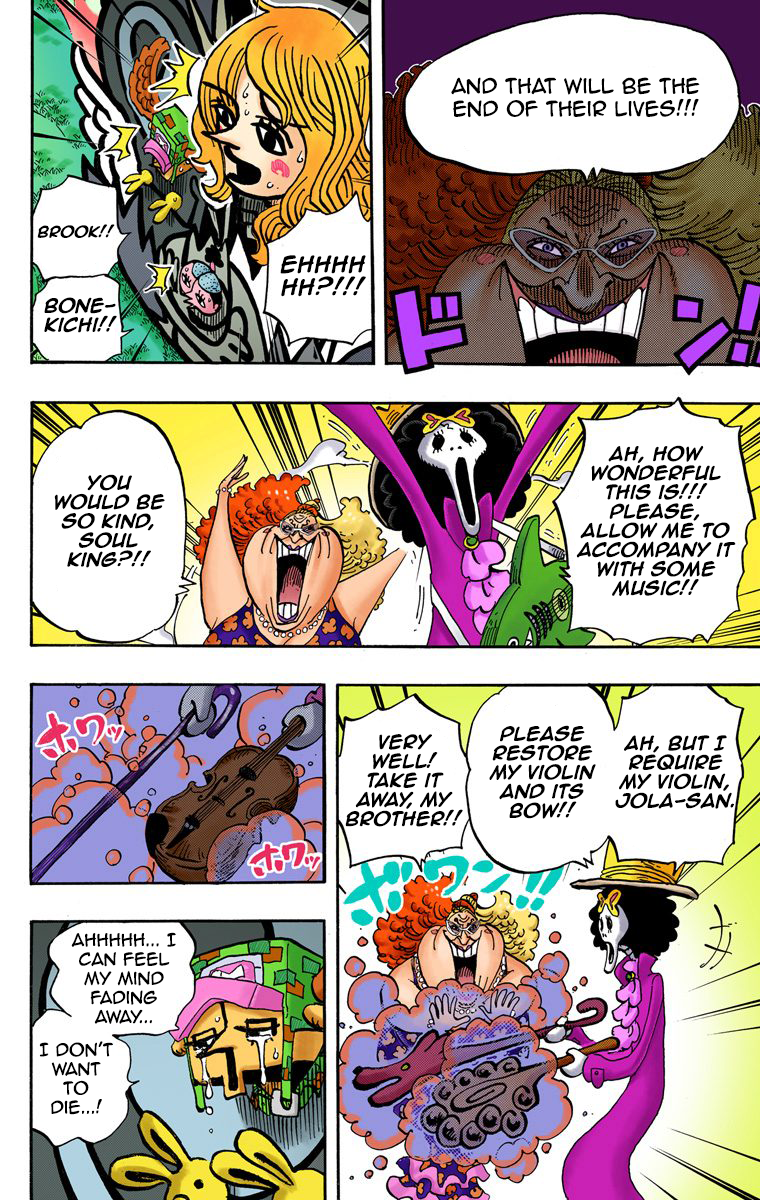 One Piece (Official Colored) Chapter 722 page 21 - 