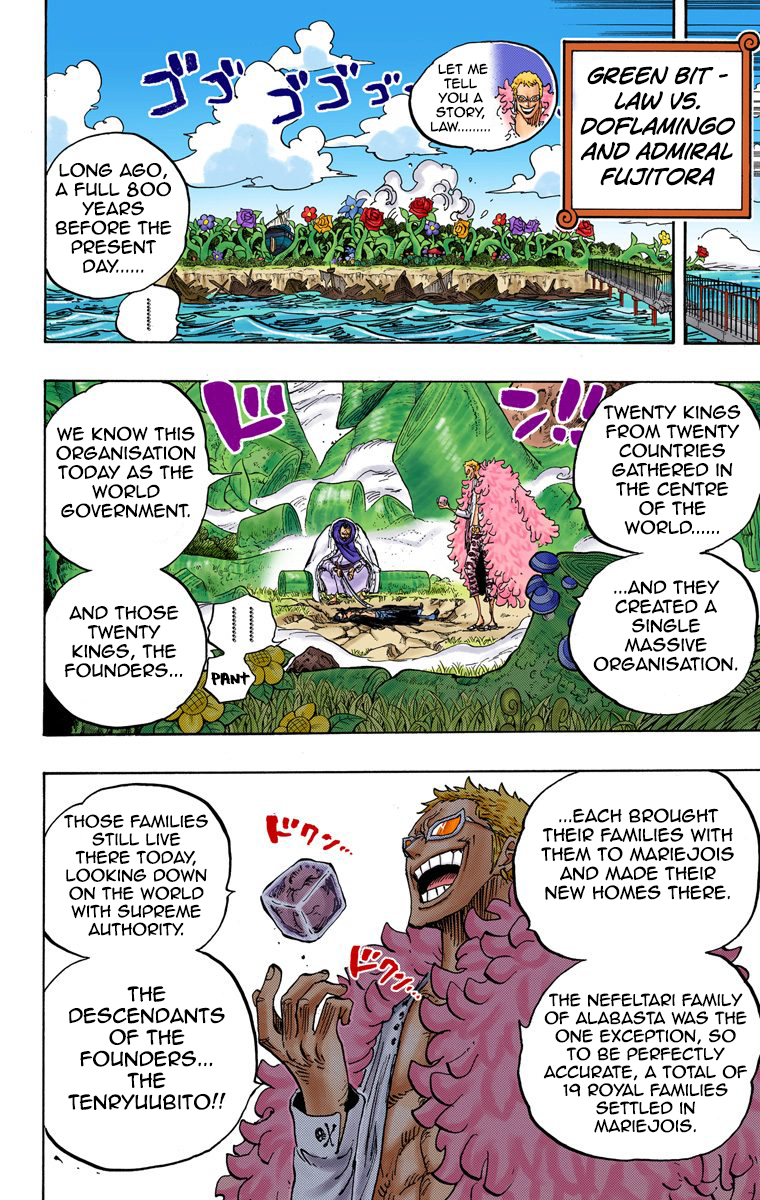One Piece (Official Colored) Chapter 722 page 23 - 