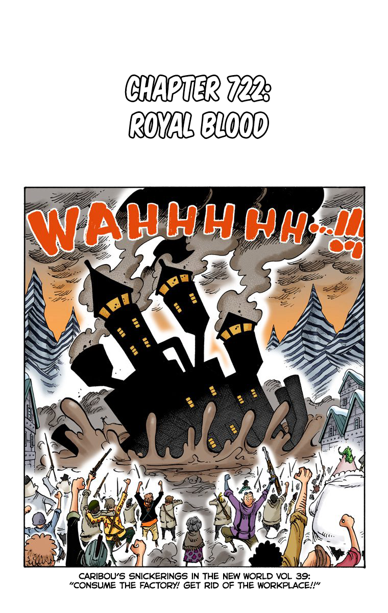 One Piece (Official Colored) Chapter 722 page 7 - 