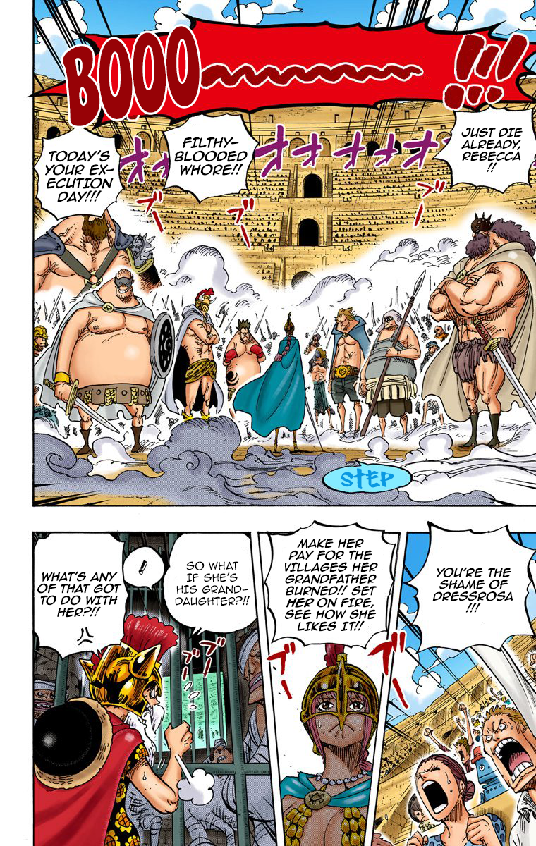 One Piece (Official Colored) Chapter 722 page 8 - 