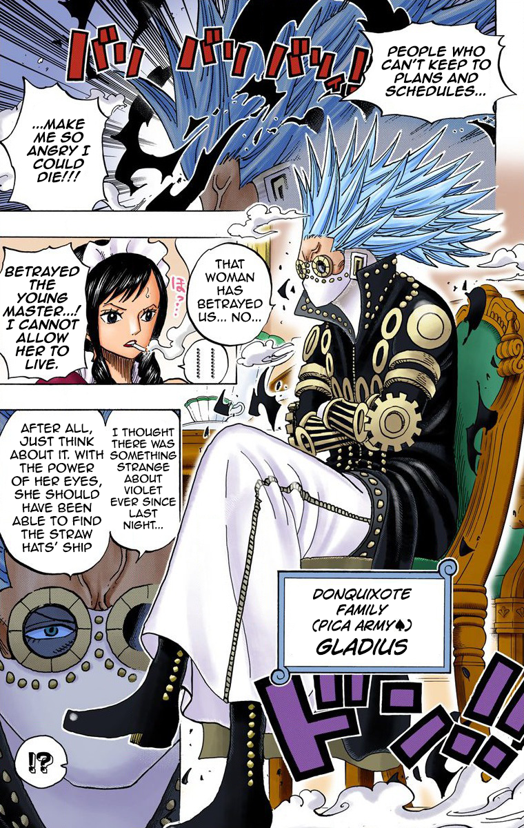 One Piece (Official Colored) Chapter 723 page 6 - 